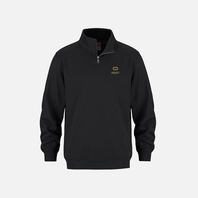 HUOT-chandail-1/4-zip-CSW-L00545-noir-devant