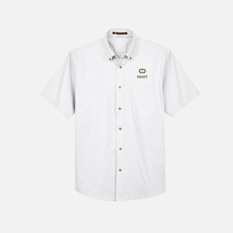 HUOT-chemise-manches-courtes-Harriton-M500S-blanc-devant