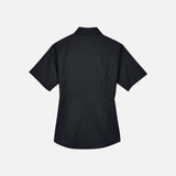 HUOT-chemise-manches-courtes-Harriton-M500SW-noir-derrière