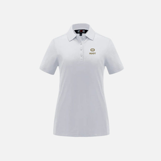 HUOT-polo-manches-courtes-CSW-S0578-blanc-devant