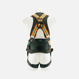 Harnais de soutien haute visibilité Primeline Tools Paladin vu de derrière, accessoire de protection individuelle robuste et confortable.