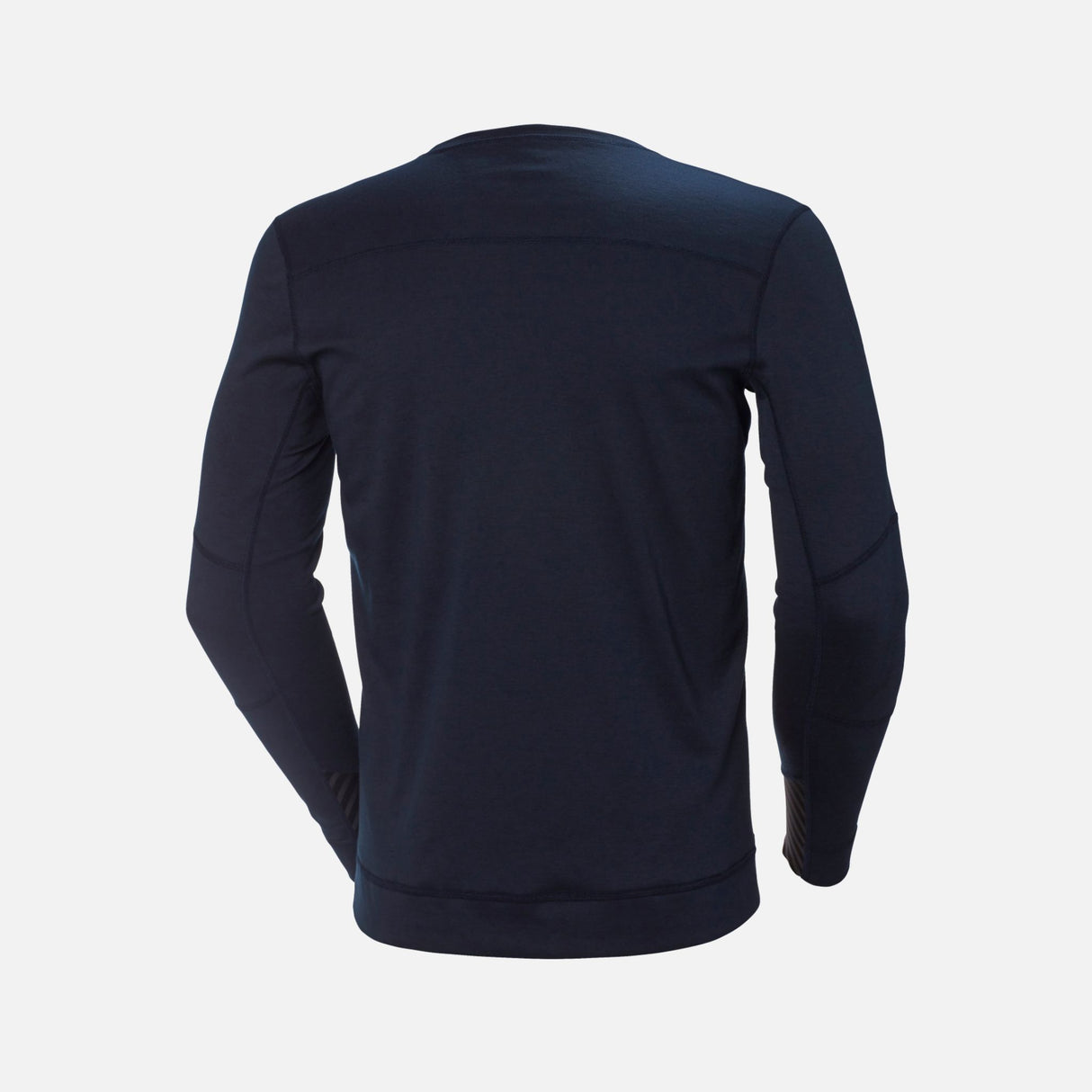 Chandail thermique à col rond Helly Hansen Lifa Max, vêtement chaud en tissu technique marine, idéal pour la gestion de l'humidité.