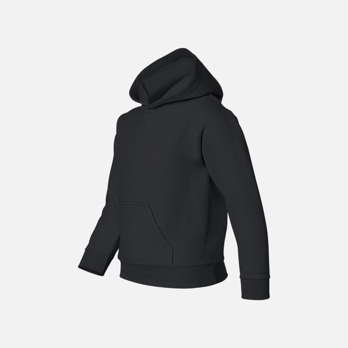 Hoodie-enfant-GILDAN-S_S-18500B-noir-angle