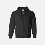 Hoodie-zippee-GILDAN-S_S-18600-noir-devant