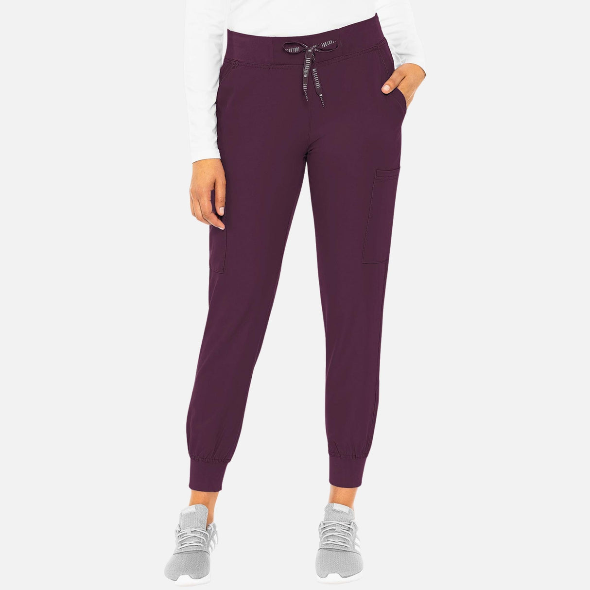 Pantalon jogger Insight – Taille élastique, tissu extensible, 6 poches