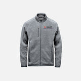 Veste polaire pour homme Stormtech FHZ-1 gris, vêtement chaud et confortable avec zip, idéal pour l'extérieur.