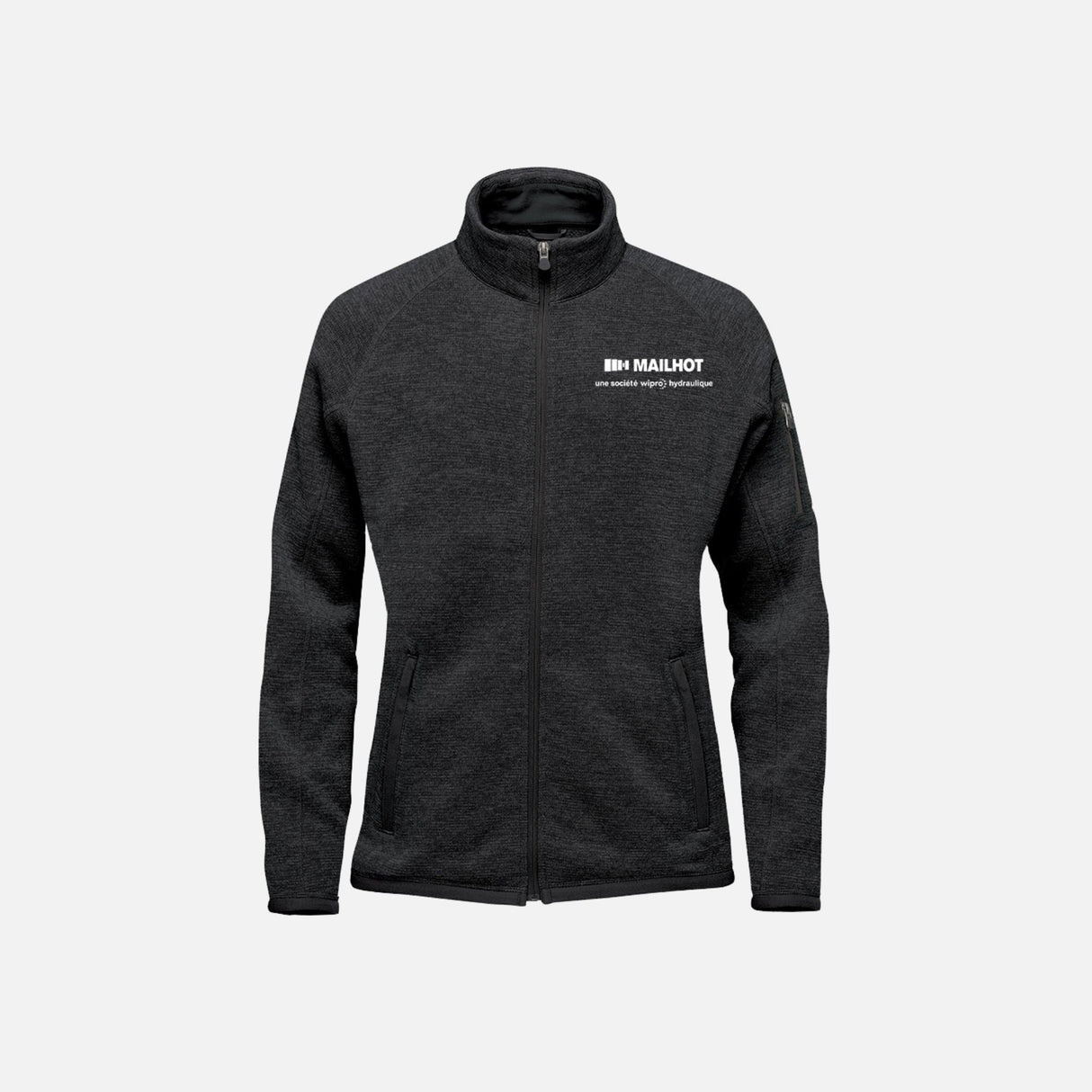 Veste polaire pour femme Stormtech FHZ-1W noire, veste en vêtements-manteaux, fermeture zippée, confortable et chaud.