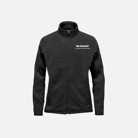 Veste polaire pour femme Stormtech FHZ-1W noire, veste en vêtements-manteaux, fermeture zippée, confortable et chaud.