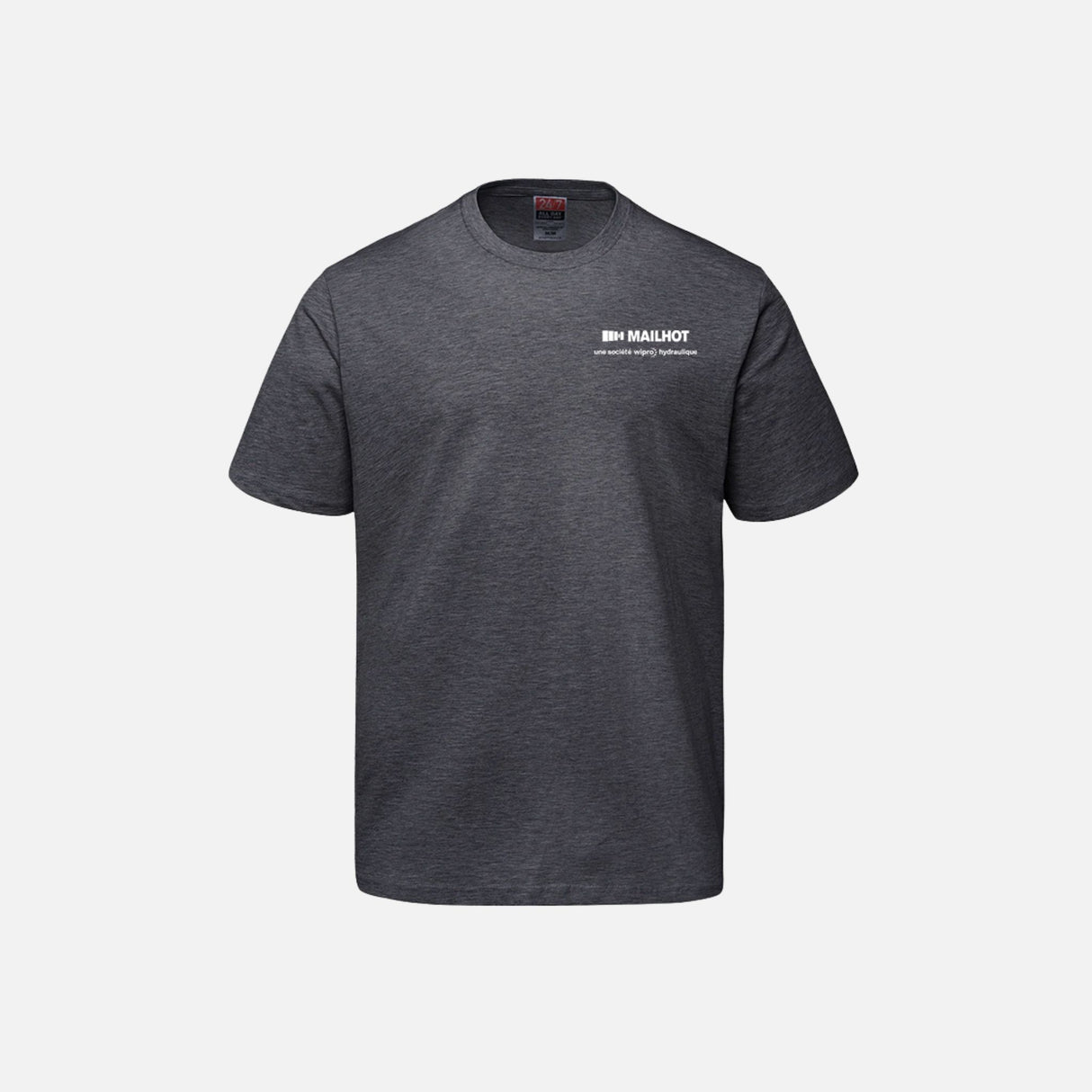T-shirt en coton peigné Ring Spun Canada Sportswear, style Parkour, couleur charbon, porté sur mannequin.