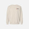 Molleton à col rond unisexe American Apparel RF496, vêtement confortable en molleton gris, idéal pour un look décontracté.