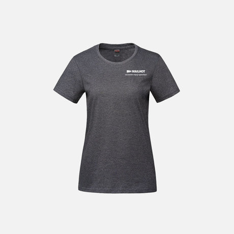 T-shirt en coton peigné Ring Spun pour femme, manches courtes, couleur charbon, de la marque Canada Sportswear.