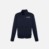 Veste zippée pour homme Biz SW520M marine en tissu léger, veste pour hommes dans un style décontracté et moderne.