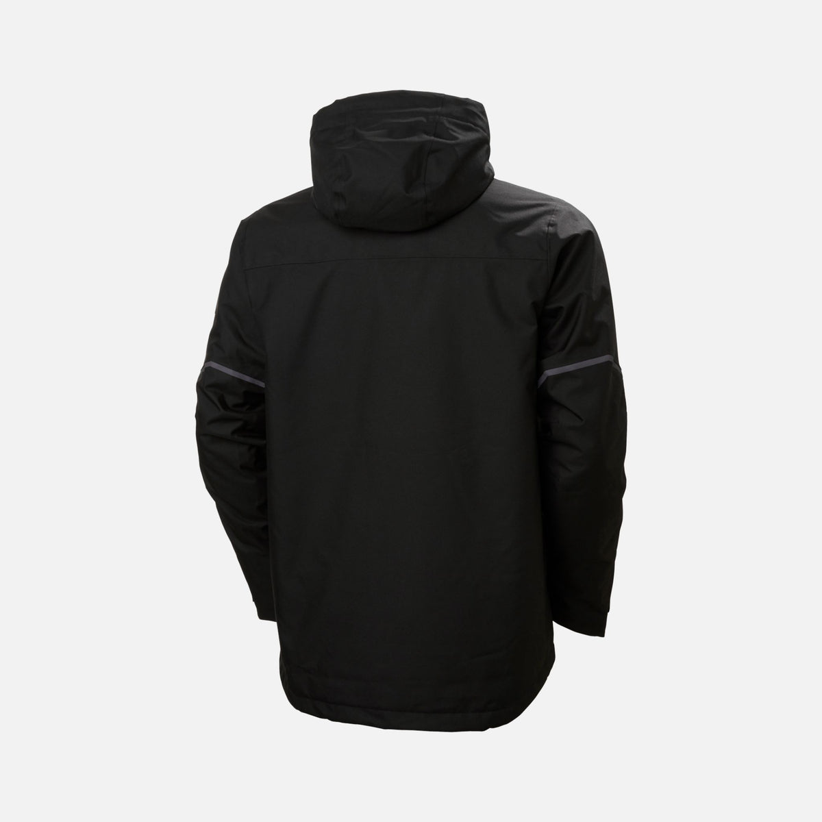 Manteau d'hiver isolé Helly Hansen Kensington noir, vêtement chaud et protecteur pour l'hiver.