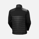 Manteau isolé Helly Hansen Oxford Hybrid, noir, pour travail hivernal, chaleur contrôlée et mobilité active, vêtements-manteaux.