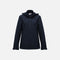 Manteau coquille pour femme Biz Atlas, manteau d'extérieur marine avec coupe élégante et tissu imperméable.