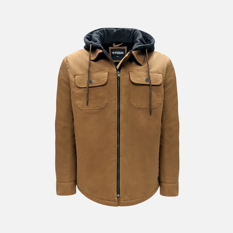 Manteau-doublee-travail-Task-TKE1836-tan-devant