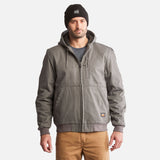 Manteau-doublee-polaire-Timberland-A1VB4060-gris-devant-mannequin