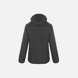 Manteau pour femme Canada Sportswear Glacial noir avec isolation chaude et capuchon amovible, vêtement d'hiver élégant