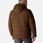Manteau isolé Carhartt de protection hivernale intensive, brun, vêtements-manteaux pour le froid.