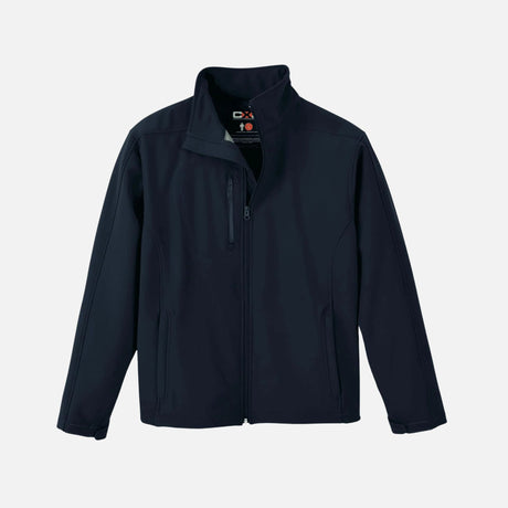 Manteau coquille pour homme Canada Sportswear Navigator en softshell marine, veste imperméable et résistante au vent.