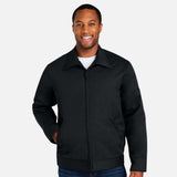 Veste matelassée unisexe Harriton noire, style classique, conçue pour offrir chaleur durable et confort durable.