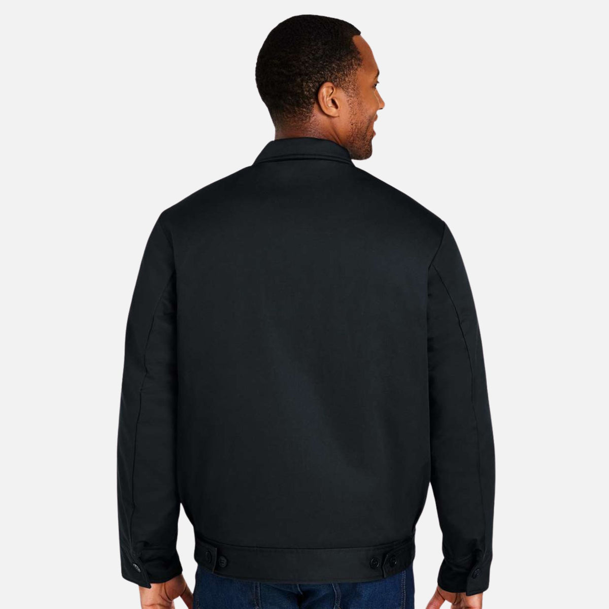 Veste matelassée unisexe Harriton noire, style classique, doublée pour une chaleur durable, vêtement d'extérieur chaud et confortable