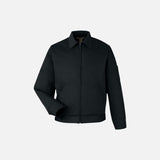Veste matelassée noire unisexe Harriton, style classique, idéale pour la chaleur et le confort en vêtements-manteaux.