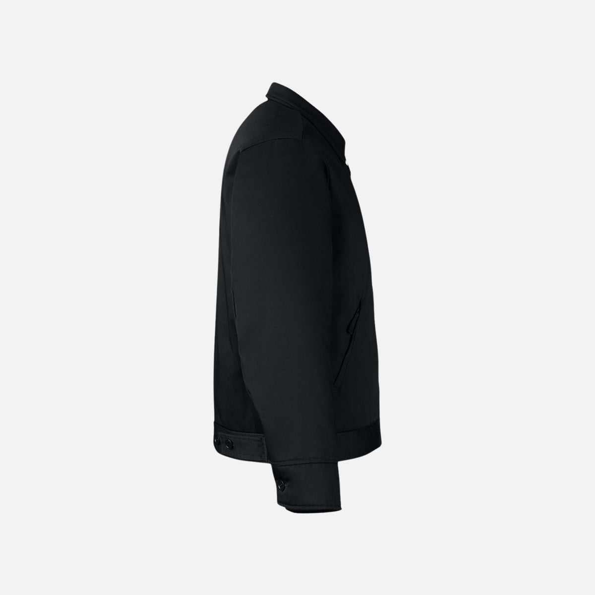 Veste matelassée unisexe Harriton noire, style classique, chaude et durable, pour un look élégant et pratique.