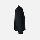 Veste matelassée unisexe Harriton noire, style classique, chaude et durable, pour un look élégant et pratique.