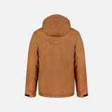 Manteau d’hiver isolé Natpro pour le travail, en tissu sable, avec capuche et isolation thermique, vêtement chaud et résistant