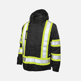 Manteaux-5-en-1-ToughDuck-S426-noir-devant-capuche