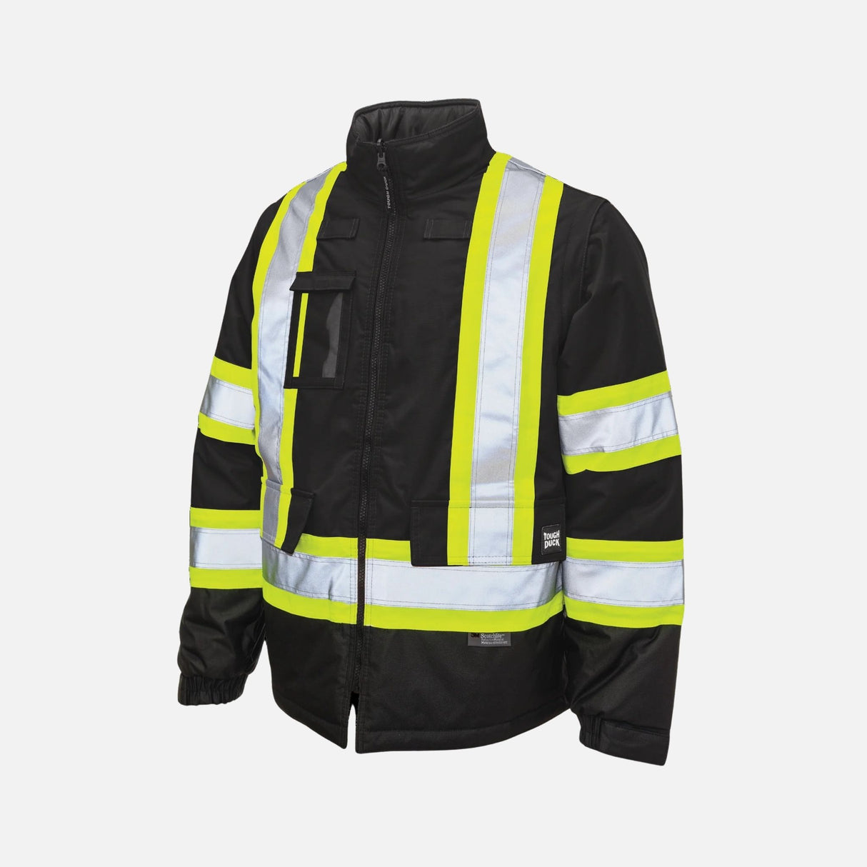 Manteaux-5-en-1-ToughDuck-S426-noir-devant