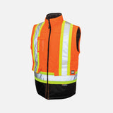 Manteaux-5-en-1-ToughDuck-S426-orange-devant-sans-manche