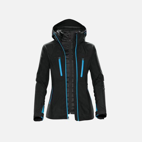 Manteaux-femme-Matrix-System-Stormtech-XB4W-noir-bleu-devant