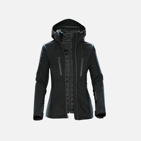 Manteaux-femme-Matrix-System-Stormtech-XB4W-noir-gris-devant