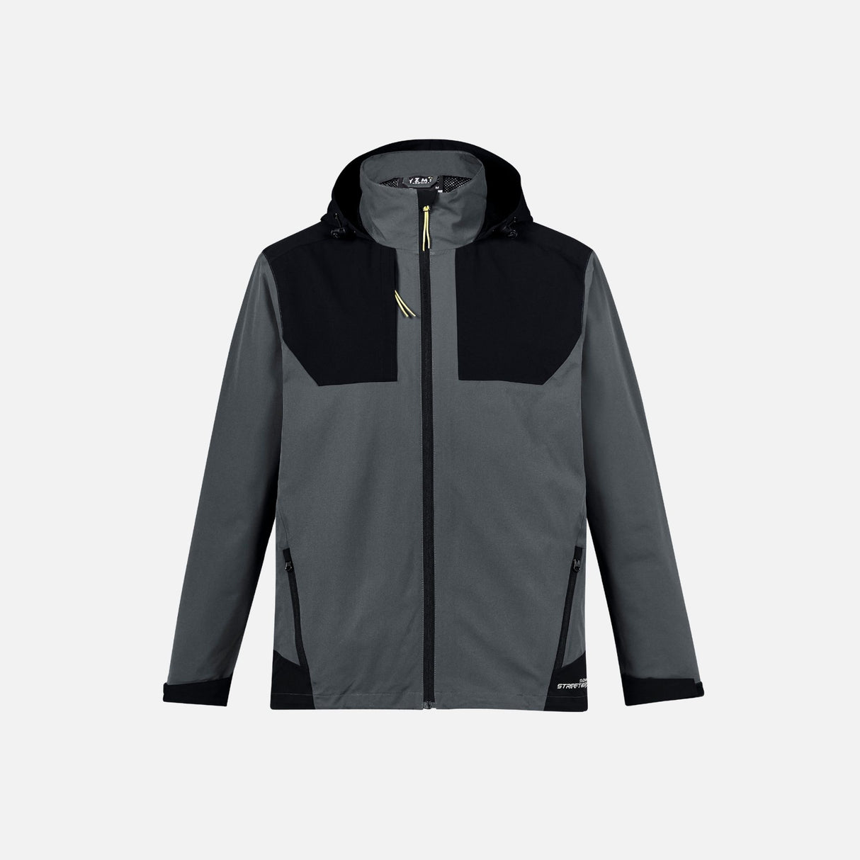 Manteaux-impermeable-unisexe-Biz-ZJ310-gris-devant