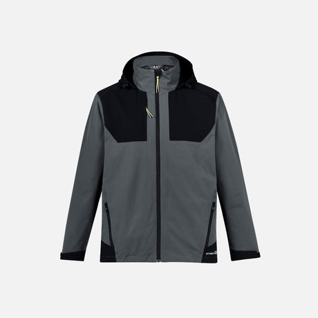 Manteaux-impermeable-unisexe-Biz-ZJ310-gris-devant