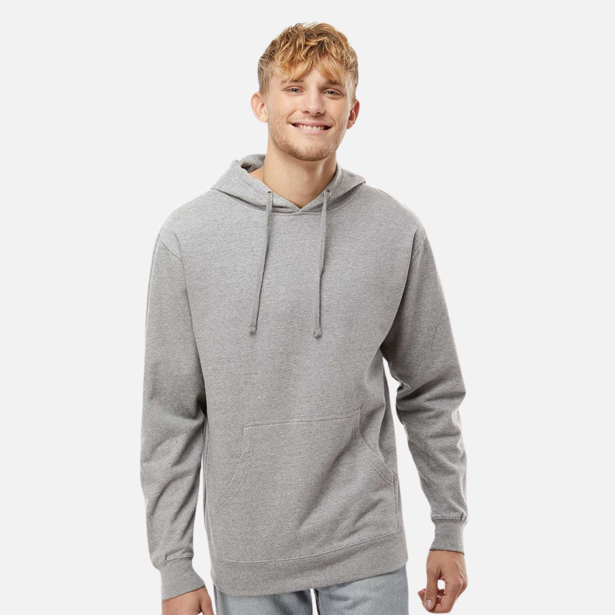 Molleton-a-capuchon-Independant-S_S-SS4500-gris-cendre-devant-mannequin