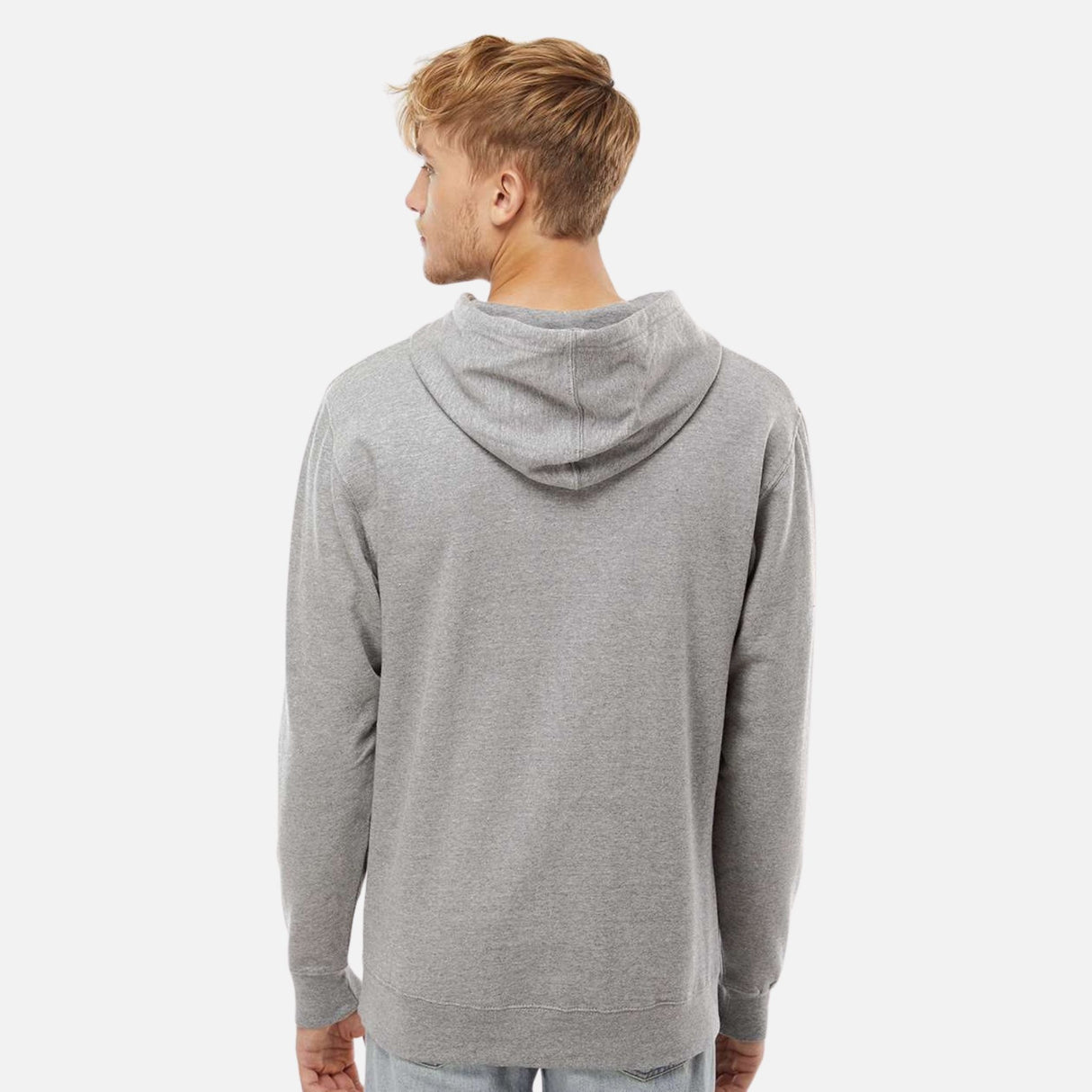 Molleton-a-capuchon-Independant-S_S-SS4500-gris-cendre-derrière-mannequin