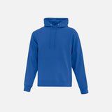 Chandail à capuchon ATC en molleton bleu roi, vêtement à capuche pour homme, confort durable et style décontracté.