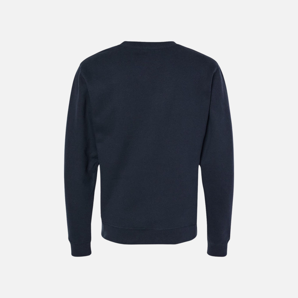 Molleton à col rond mi-léger de la marque Independent Trading Co., vêtement-chandail-corpo, en bleu marine.