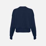 Pull en molleton épais à col rond de Next Level, modèle marine, confortable et chaud, parfait pour l'automne et l'hiver.