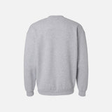 Molleton gris à col rond unisexe de la marque American Apparel, vêtement confortable avec capuche, style décontracté.