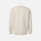 Molleton à col rond unisexe American Apparel RF496, vêtement en molleton doux, couleur unie, porté sur mannequin.