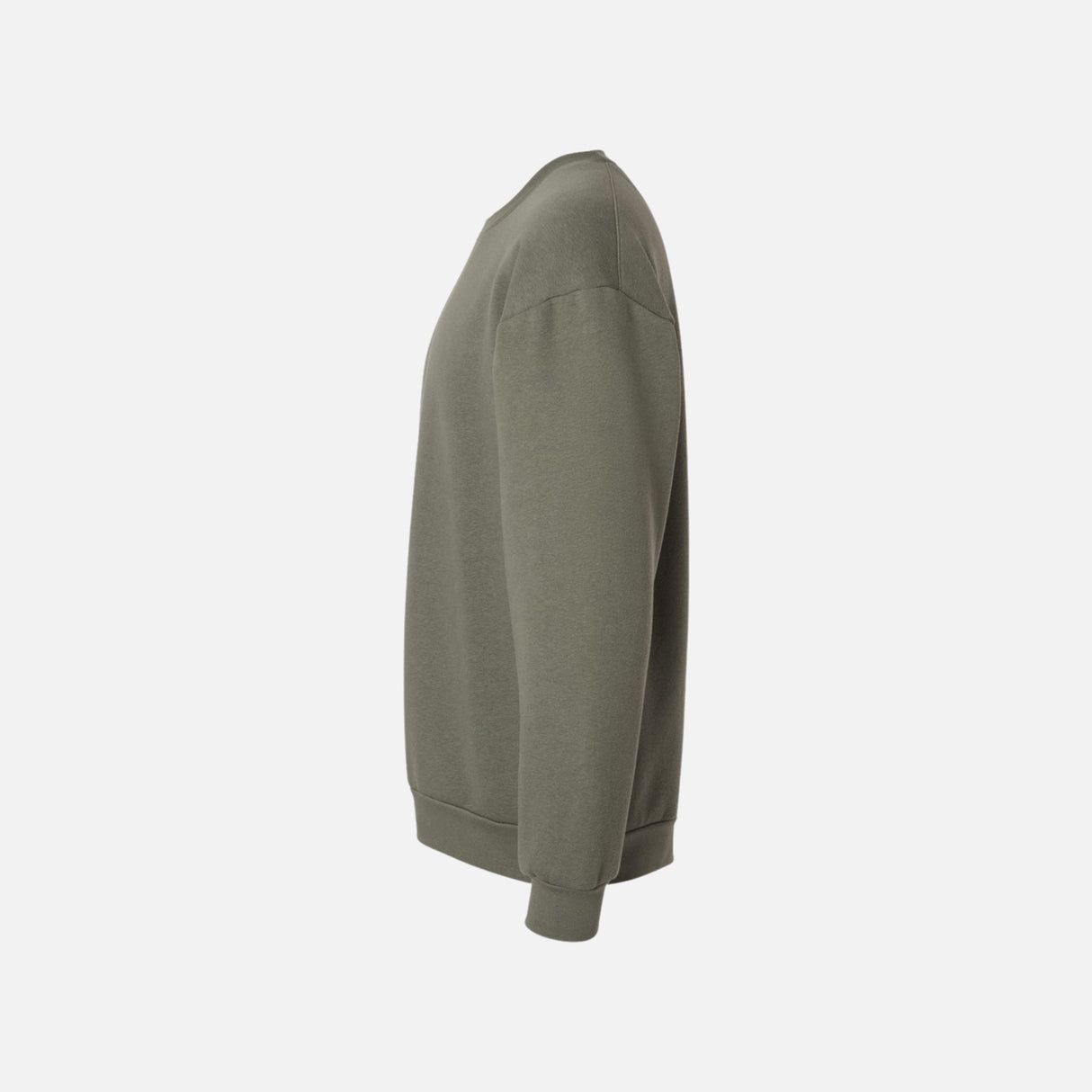 Molleton unisexe à col rond American Apparel RF496 en vert, vêtement confortable pour homme et femme.