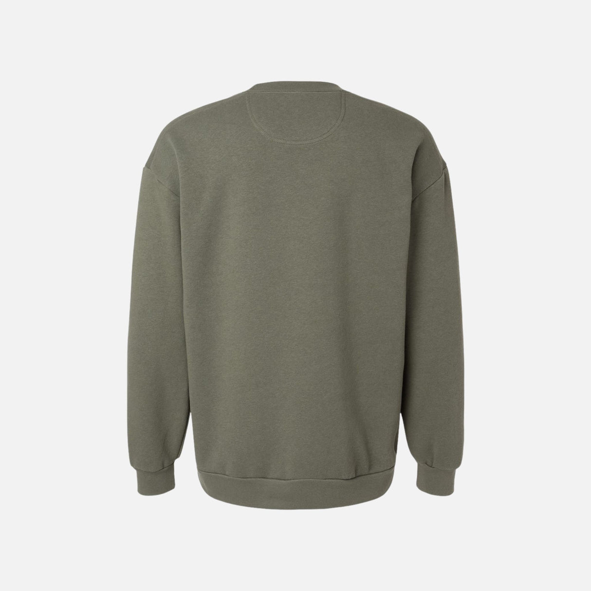 Molleton à col rond unisexe American Apparel RF496 de couleur verte, vêtement confortable en coton doux.