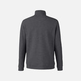 Molleton-quart-zippe-NorthEnd-S_S-NE725-noir-cendre-derrière