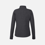 Molleton-quart-zippe-femme-NorthEnd-S_S-NE725W-noir-cendre-derrière