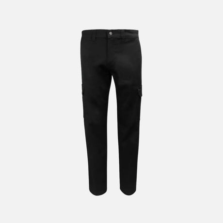 Pantalon de travail extensible Gatts 011EX noir, vêtement professionnel offrant confort et mobilité active.