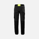Pantalon cargo noir Helly Hansen Oxford 4x, vêtements de travail confortables et pratiques pour la mobilité.
